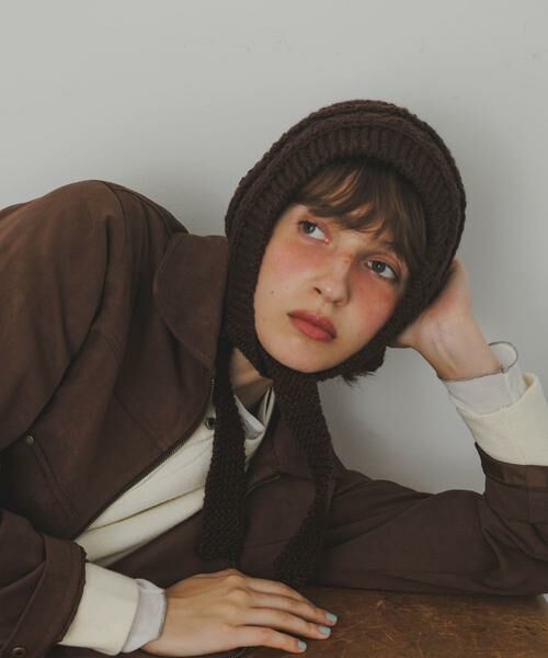 SMELLY / スメリー ニットキャップ | ケーブルアミボンネット | 詳細4