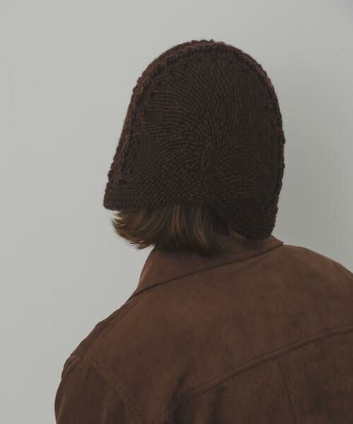 SMELLY / スメリー ニットキャップ | ケーブルアミボンネット | 詳細5