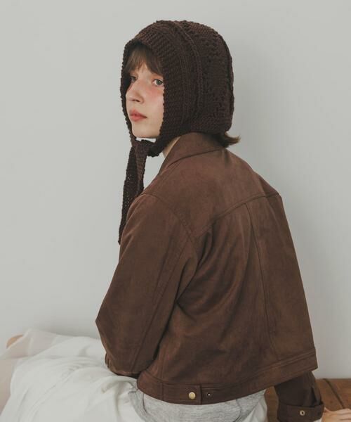 SMELLY / スメリー ニットキャップ | ケーブルアミボンネット | 詳細6