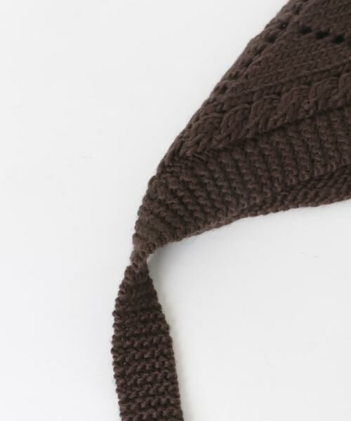 SMELLY / スメリー ニットキャップ | ケーブルアミボンネット | 詳細8