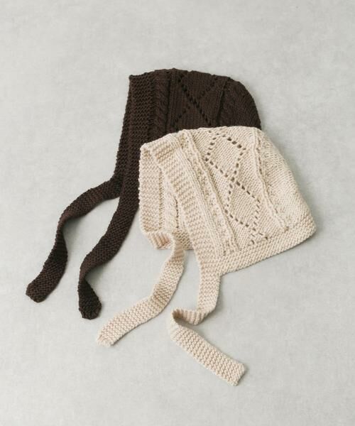 SMELLY / スメリー ニットキャップ | ケーブルアミボンネット | 詳細11