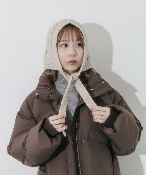 SMELLY / スメリー ニットキャップ | ケーブルアミボンネット | 詳細12