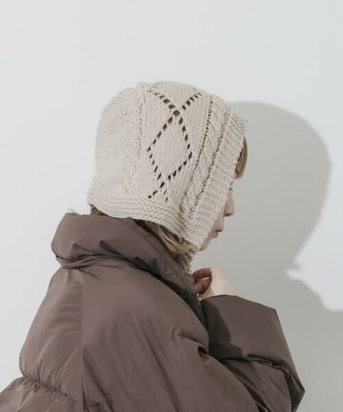 SMELLY / スメリー ニットキャップ | ケーブルアミボンネット | 詳細16