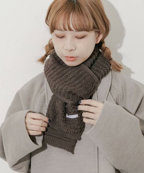 SMELLY / スメリー マフラー・ショール・スヌード・ストール | コンパクトニットマフラー | 詳細1