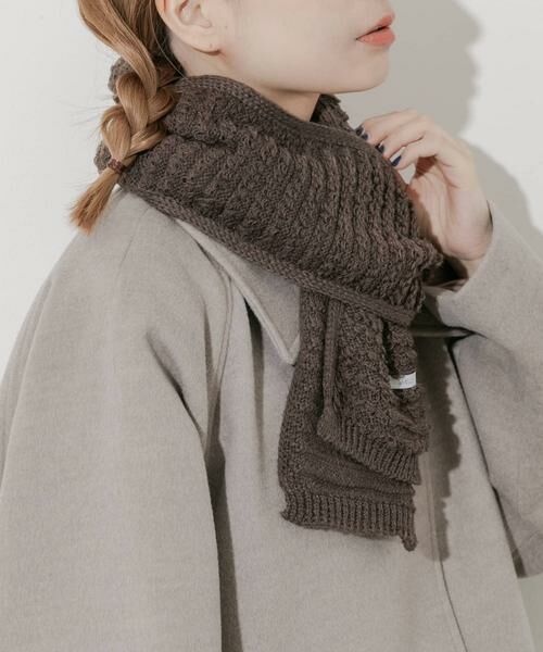 SMELLY / スメリー マフラー・ショール・スヌード・ストール | コンパクトニットマフラー | 詳細2