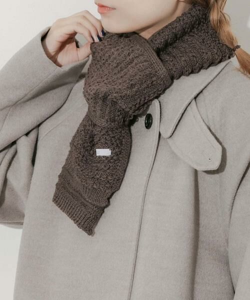 SMELLY / スメリー マフラー・ショール・スヌード・ストール | コンパクトニットマフラー | 詳細3