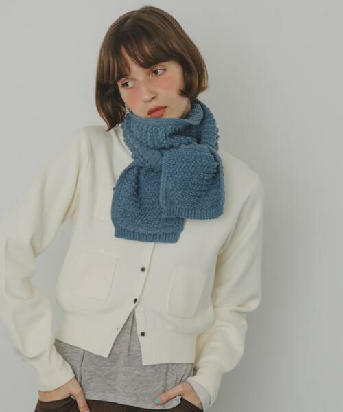 SMELLY / スメリー マフラー・ショール・スヌード・ストール | コンパクトニットマフラー | 詳細10