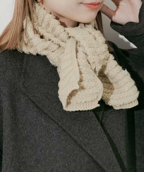 SMELLY / スメリー マフラー・ショール・スヌード・ストール | コンパクトニットマフラー | 詳細20