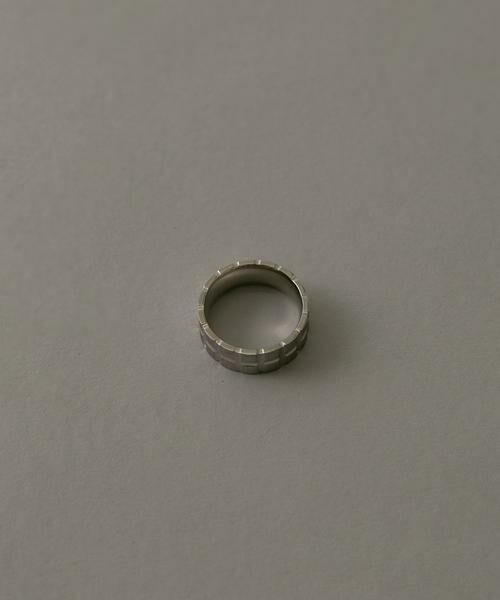 SMELLY / スメリー リング | ステンレスブロックデザインリング | 詳細2