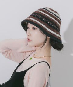 SMELLY / スメリー ハット | マルチボーダーニットハット