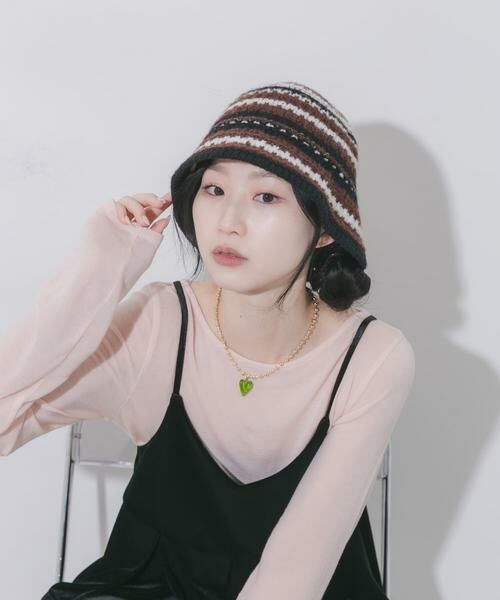 SMELLY / スメリー ハット | マルチボーダーニットハット | 詳細2