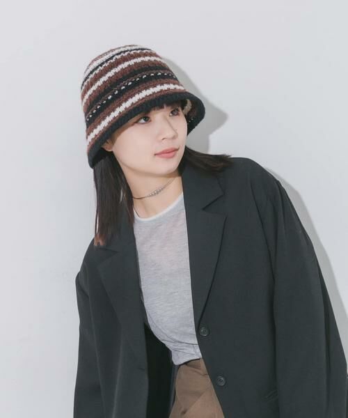 SMELLY / スメリー ハット | マルチボーダーニットハット | 詳細4