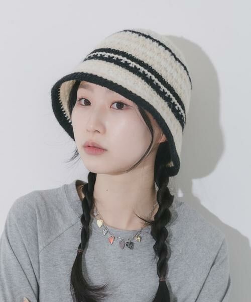 SMELLY / スメリー ハット | マルチボーダーニットハット | 詳細11