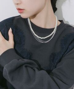 SMELLY / スメリー ネックレス・ペンダント・チョーカー | パールチェーンレイヤードネックレス