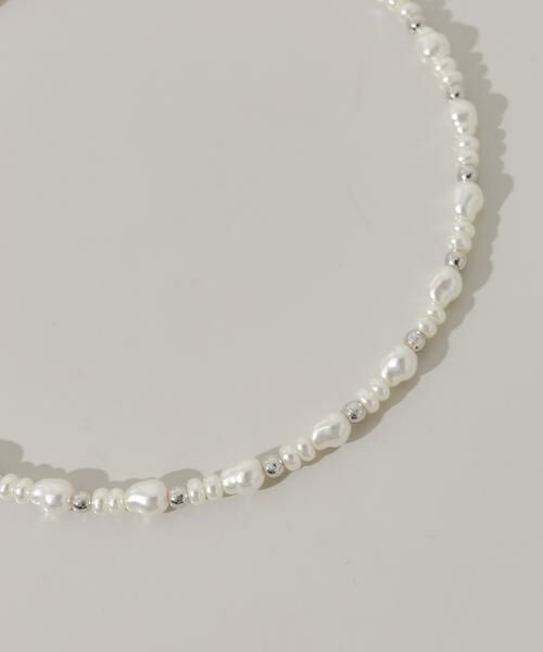 SMELLY / スメリー ネックレス・ペンダント・チョーカー | パールメタルビーズネックカフ | 詳細1