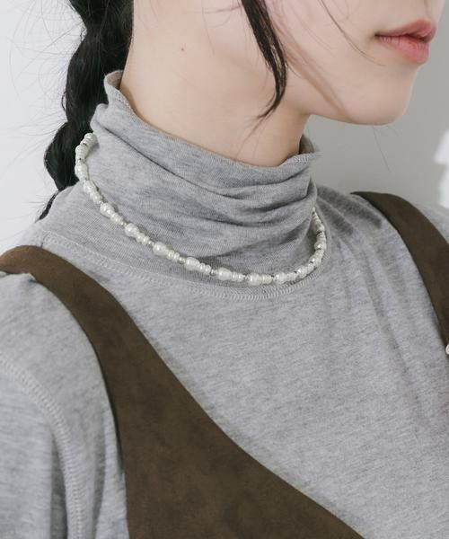 SMELLY / スメリー ネックレス・ペンダント・チョーカー | パールメタルビーズネックカフ | 詳細3