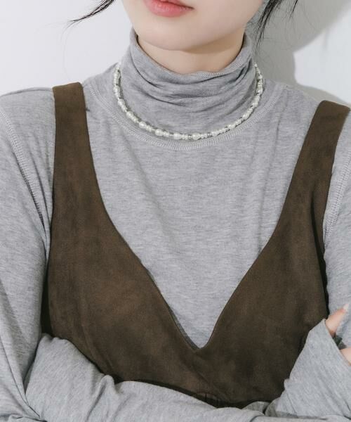 SMELLY / スメリー ネックレス・ペンダント・チョーカー | パールメタルビーズネックカフ | 詳細4