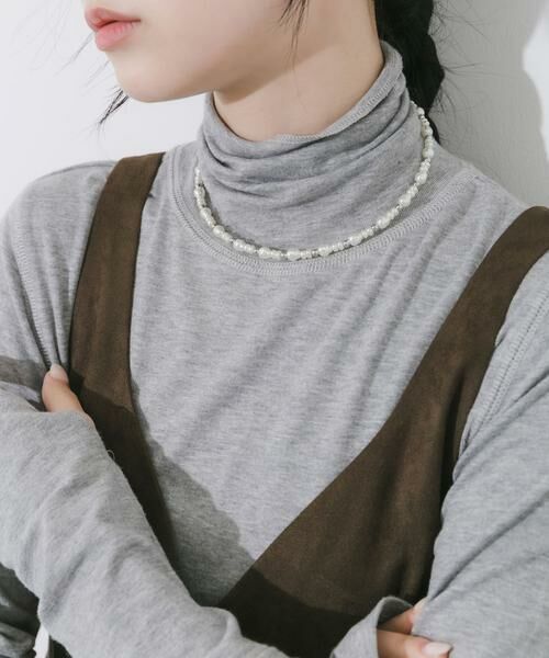 SMELLY / スメリー ネックレス・ペンダント・チョーカー | パールメタルビーズネックカフ | 詳細5