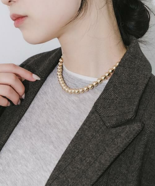 SMELLY / スメリー ネックレス・ペンダント・チョーカー | メタルボールマンテルネックレス | 詳細1