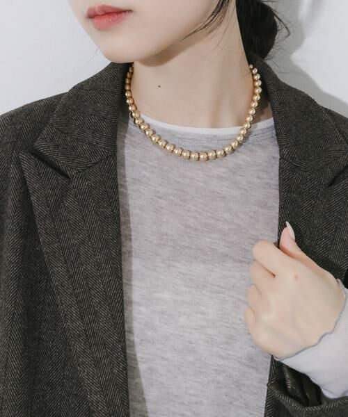 SMELLY / スメリー ネックレス・ペンダント・チョーカー | メタルボールマンテルネックレス | 詳細3