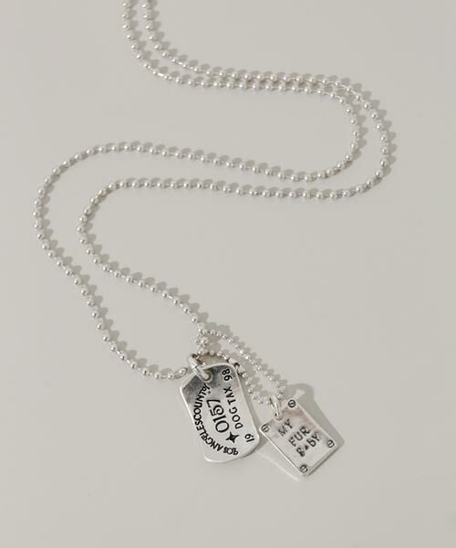 SMELLY / スメリー ネックレス・ペンダント・チョーカー | ヴィンテージチックプレートネックレス | 詳細1