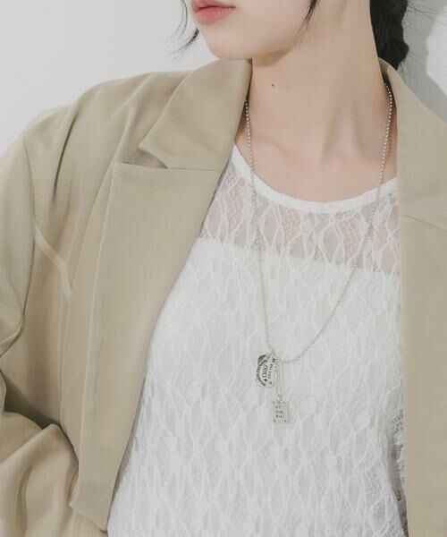 SMELLY / スメリー ネックレス・ペンダント・チョーカー | ヴィンテージチックプレートネックレス | 詳細4