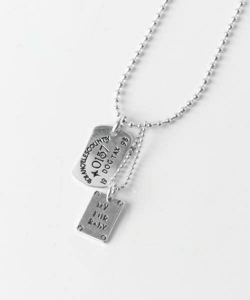 SMELLY / スメリー ネックレス・ペンダント・チョーカー | ヴィンテージチックプレートネックレス | 詳細7