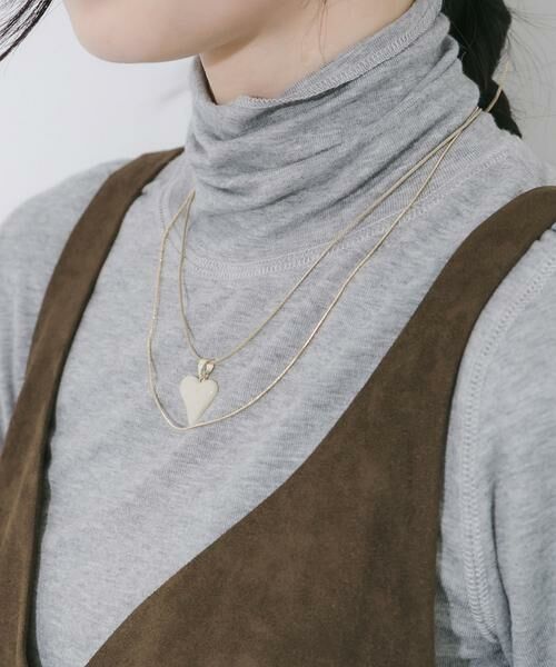 SMELLY / スメリー ネックレス・ペンダント・チョーカー | ハートトップ2セットネックレス | 詳細1