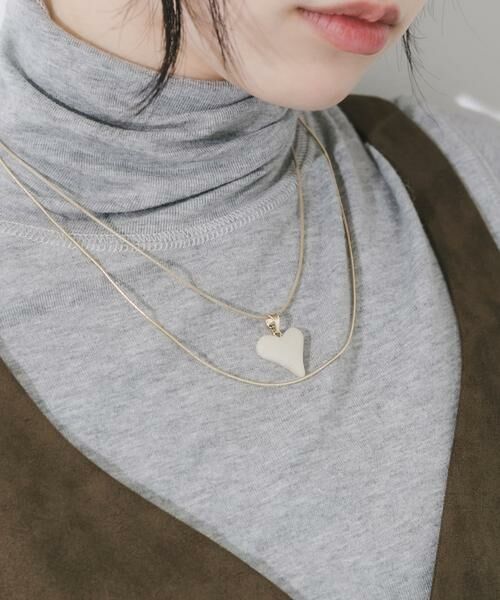 SMELLY / スメリー ネックレス・ペンダント・チョーカー | ハートトップ2セットネックレス | 詳細2