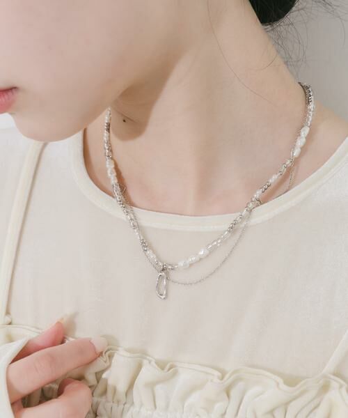 SMELLY / スメリー ネックレス・ペンダント・チョーカー | マルチビーズレイヤードネックレス | 詳細2