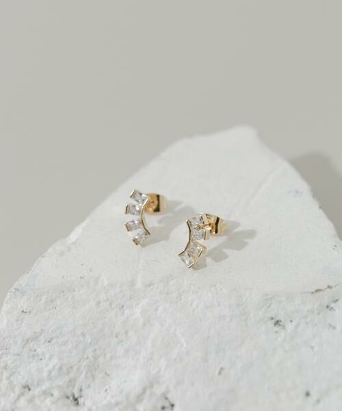 SMELLY / スメリー ピアス・イヤリング | ミニビジューピアス（クリア）