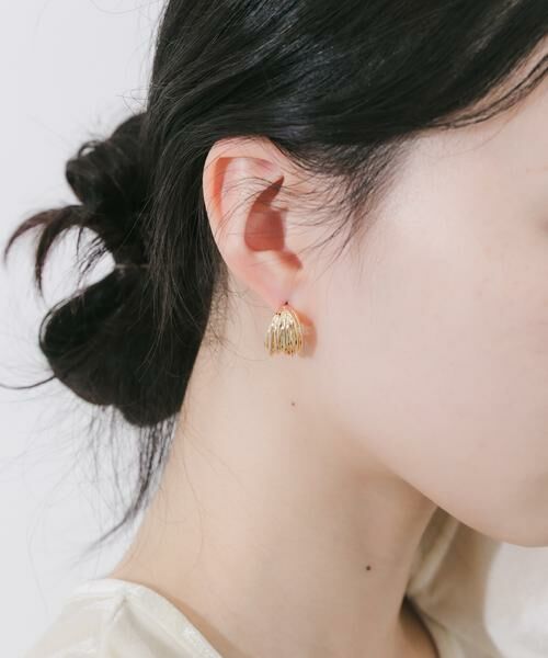 SMELLY / スメリー ピアス・イヤリング | レイヤードラインフープピアス | 詳細6