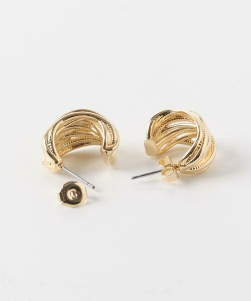 SMELLY / スメリー ピアス・イヤリング | レイヤードラインフープピアス | 詳細8