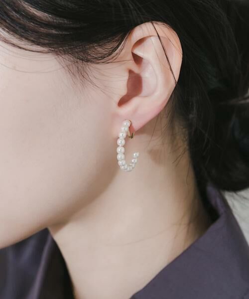 SMELLY / スメリー ピアス・イヤリング | パールフープイヤリング | 詳細3