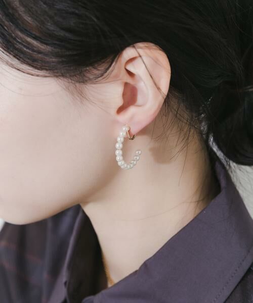 SMELLY / スメリー ピアス・イヤリング | パールフープイヤリング | 詳細4