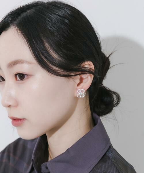 SMELLY / スメリー ピアス・イヤリング | メタルフラワーパールイヤリング | 詳細6