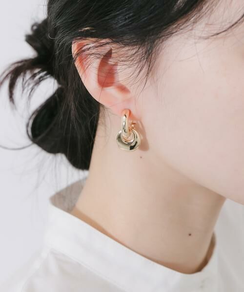 SMELLY / スメリー ピアス・イヤリング | ボリュームラウンドフープイヤリング | 詳細1
