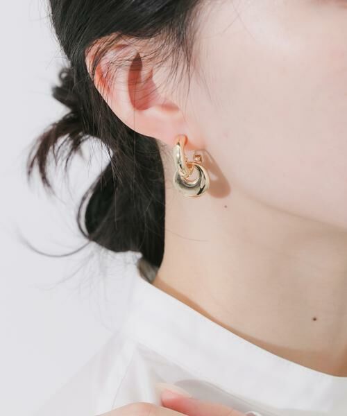 SMELLY / スメリー ピアス・イヤリング | ボリュームラウンドフープイヤリング | 詳細3
