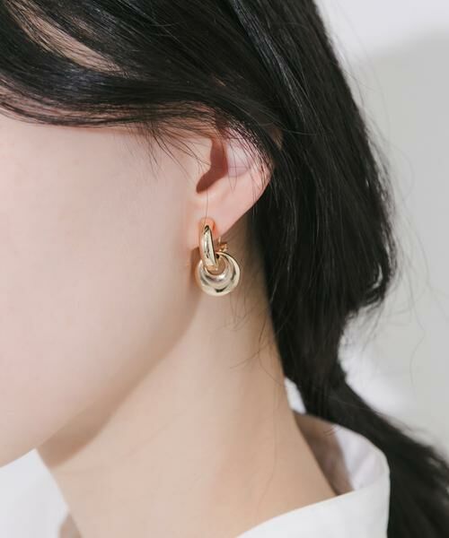 SMELLY / スメリー ピアス・イヤリング | ボリュームラウンドフープイヤリング | 詳細4