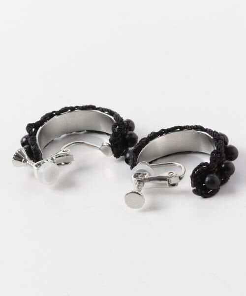 SMELLY / スメリー ピアス・イヤリング | ビーズレースフープイヤリング | 詳細8