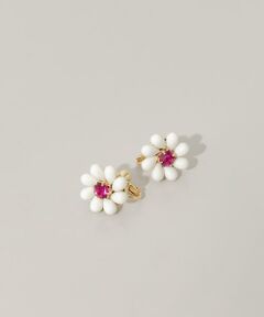 SMELLY / スメリー ピアス・イヤリング | カラービーズフラワーイヤリング