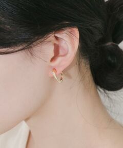 SMELLY / スメリー ピアス・イヤリング | ニュアンスフープイヤリング