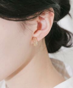 SMELLY / スメリー ピアス・イヤリング | エンボスワンタッチフープイヤリング