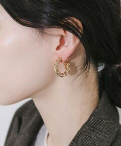 SMELLY / スメリー ピアス・イヤリング | ボリュームツイストフープイヤリング