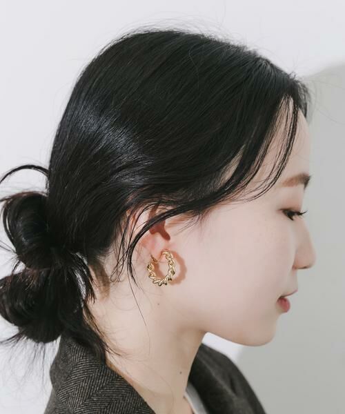 SMELLY / スメリー ピアス・イヤリング | ボリュームツイストフープイヤリング | 詳細2