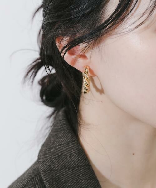 SMELLY / スメリー ピアス・イヤリング | ボリュームツイストフープイヤリング | 詳細4