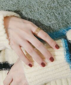 SMELLY / スメリー リング | ステンレスニュアンスウェーブラインリング