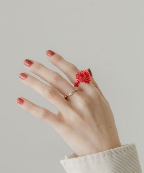 SMELLY / スメリー リング | ハートビーズ2セットリング | 詳細6