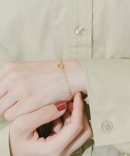 SMELLY / スメリー ブレスレット・バングル | ステンレストリプルハートチェーンブレスレット | 詳細3