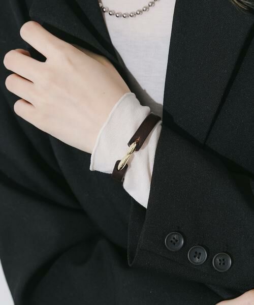 SMELLY / スメリー ブレスレット・バングル | レザーフックブレスレット（ゴールド系その他）